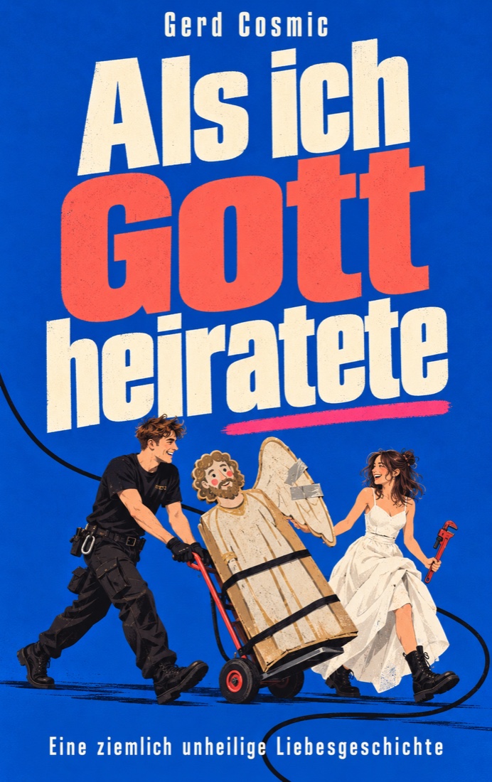 Originalcover von Als ich Gott heiratete – Eine ziemlich unheilige Liebesgeschichte von Gerd Cosmic